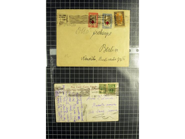 1918/42, hochinteressanter Posten mit über 140 Briefen, dabei diverse Ganzsachen, 1. Republik, Deutsche Besetzung I. und II. 