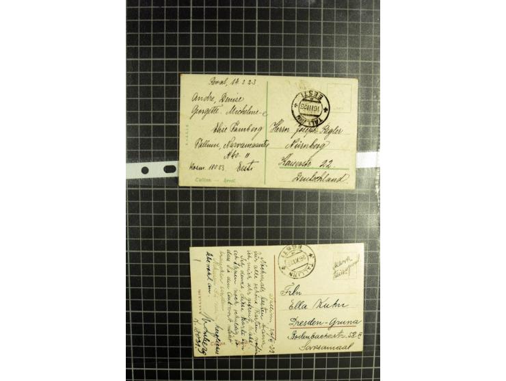 1918/42, hochinteressanter Posten mit über 140 Briefen, dabei diverse Ganzsachen, 1. Republik, Deutsche Besetzung I. und II. 