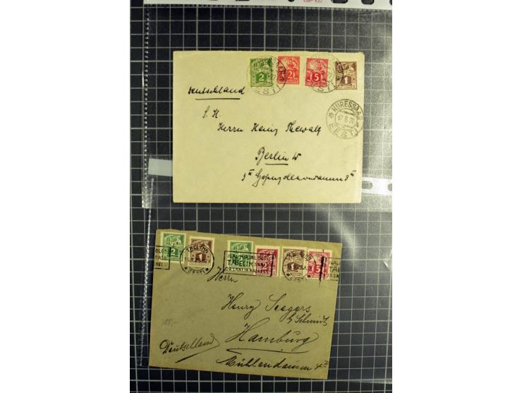 1918/42, hochinteressanter Posten mit über 140 Briefen, dabei diverse Ganzsachen, 1. Republik, Deutsche Besetzung I. und II. 