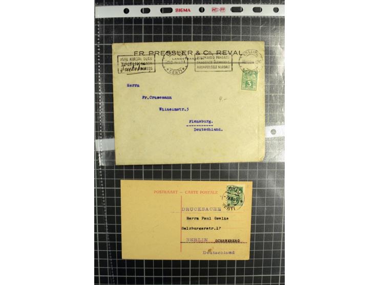 1918/42, hochinteressanter Posten mit über 140 Briefen, dabei diverse Ganzsachen, 1. Republik, Deutsche Besetzung I. und II. 