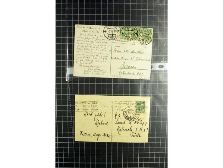 1918/42, hochinteressanter Posten mit über 140 Briefen, dabei diverse Ganzsachen, 1. Republik, Deutsche Besetzung I. und II. 