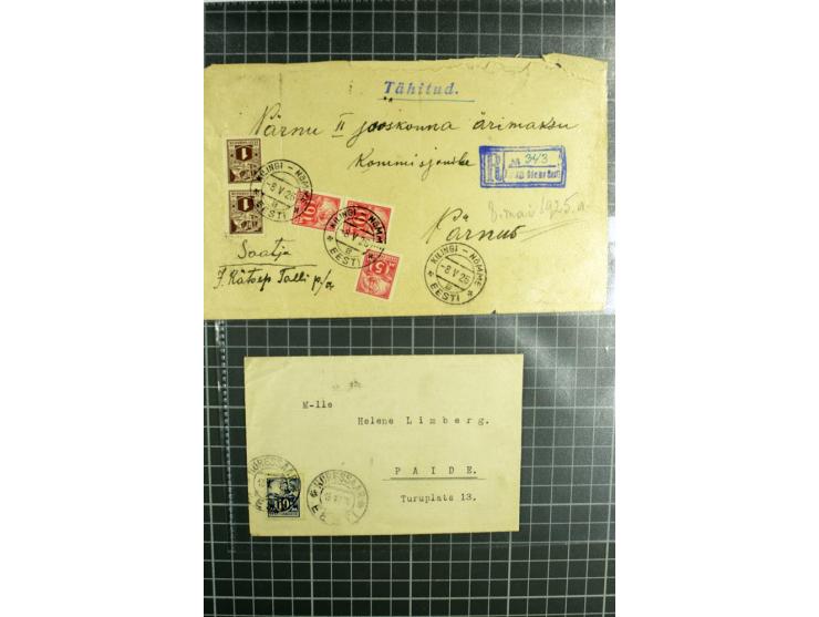 1918/42, hochinteressanter Posten mit über 140 Briefen, dabei diverse Ganzsachen, 1. Republik, Deutsche Besetzung I. und II. 