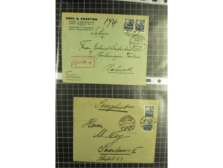 1918/42, hochinteressanter Posten mit über 140 Briefen, dabei diverse Ganzsachen, 1. Republik, Deutsche Besetzung I. und II. 