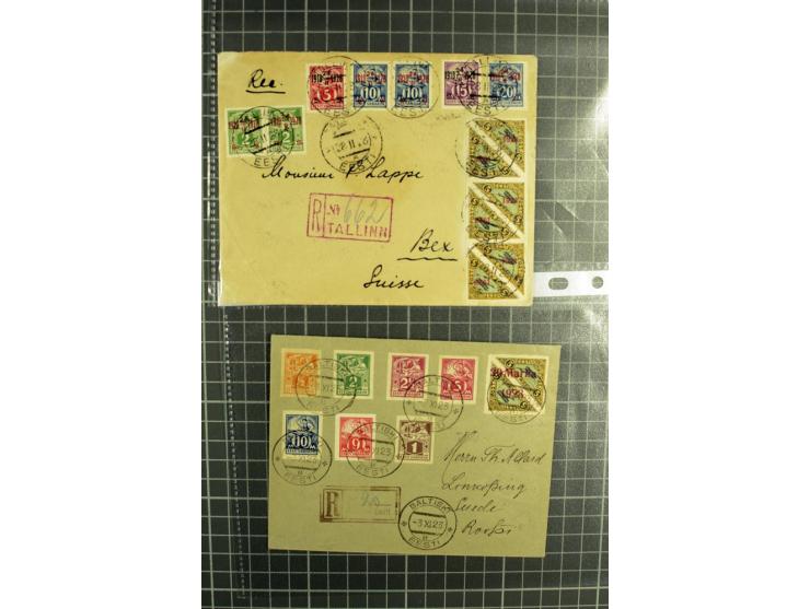 1918/42, hochinteressanter Posten mit über 140 Briefen, dabei diverse Ganzsachen, 1. Republik, Deutsche Besetzung I. und II. 