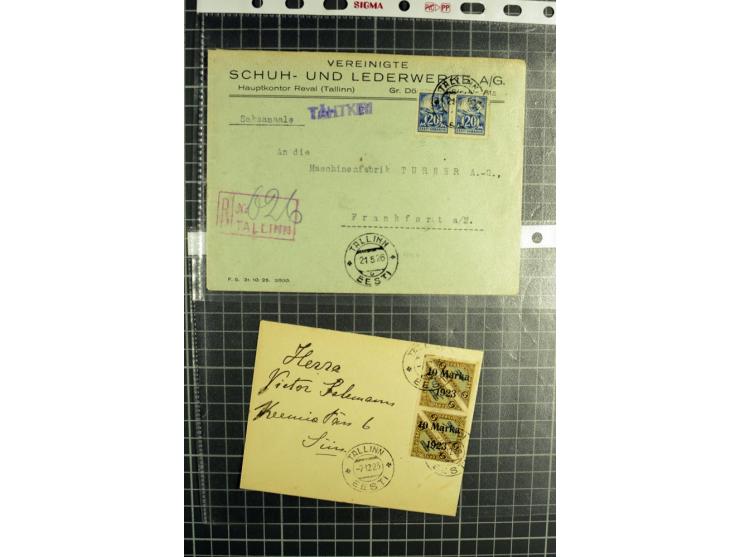 1918/42, hochinteressanter Posten mit über 140 Briefen, dabei diverse Ganzsachen, 1. Republik, Deutsche Besetzung I. und II. 