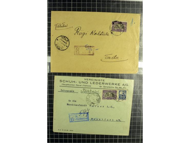 1918/42, hochinteressanter Posten mit über 140 Briefen, dabei diverse Ganzsachen, 1. Republik, Deutsche Besetzung I. und II. 