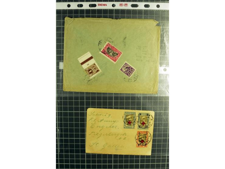 1918/42, hochinteressanter Posten mit über 140 Briefen, dabei diverse Ganzsachen, 1. Republik, Deutsche Besetzung I. und II. 