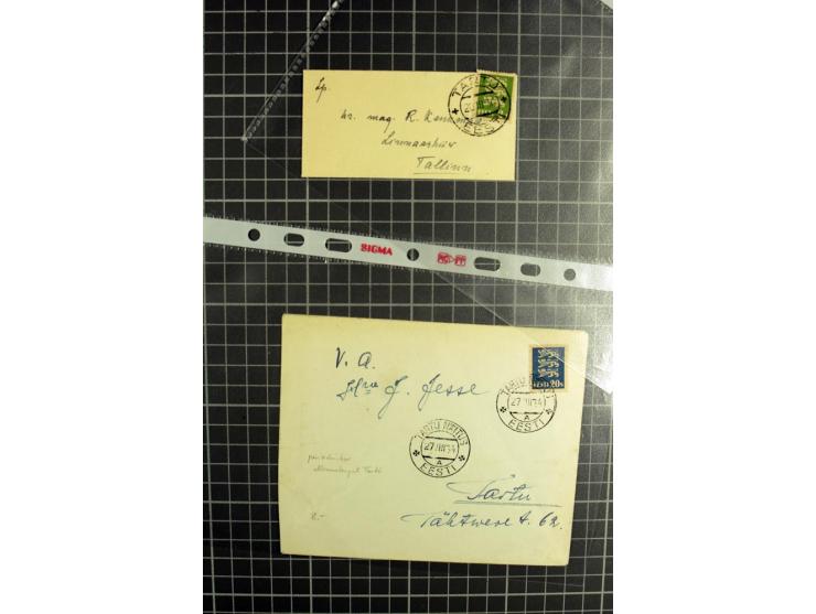 1918/42, hochinteressanter Posten mit über 140 Briefen, dabei diverse Ganzsachen, 1. Republik, Deutsche Besetzung I. und II. 
