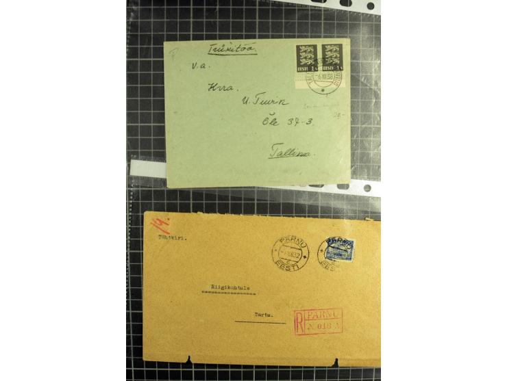 1918/42, hochinteressanter Posten mit über 140 Briefen, dabei diverse Ganzsachen, 1. Republik, Deutsche Besetzung I. und II. 