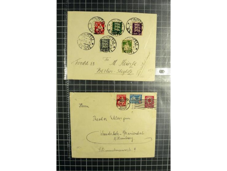 1918/42, hochinteressanter Posten mit über 140 Briefen, dabei diverse Ganzsachen, 1. Republik, Deutsche Besetzung I. und II. 