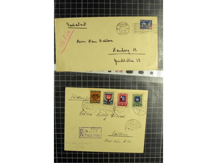 1918/42, hochinteressanter Posten mit über 140 Briefen, dabei diverse Ganzsachen, 1. Republik, Deutsche Besetzung I. und II. 