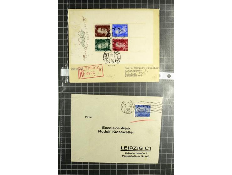 1918/42, hochinteressanter Posten mit über 140 Briefen, dabei diverse Ganzsachen, 1. Republik, Deutsche Besetzung I. und II. 