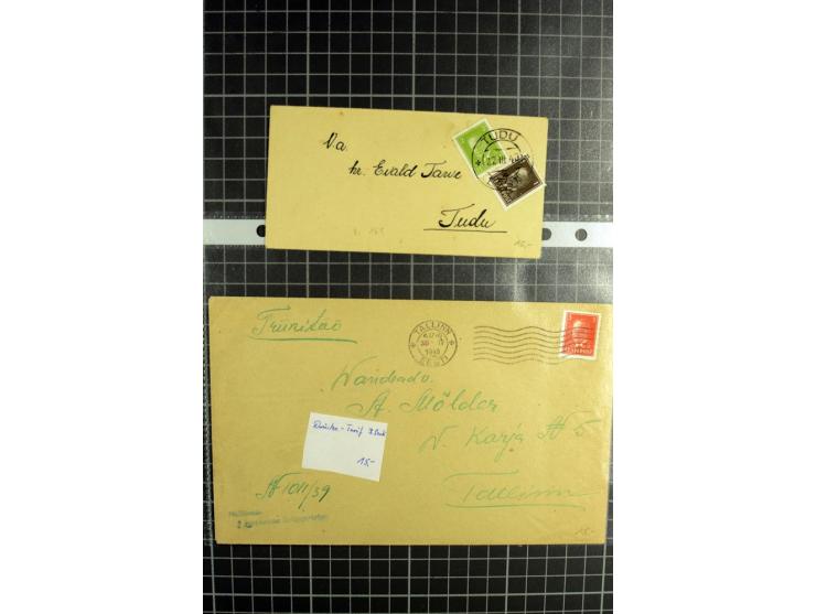 1918/42, hochinteressanter Posten mit über 140 Briefen, dabei diverse Ganzsachen, 1. Republik, Deutsche Besetzung I. und II. 