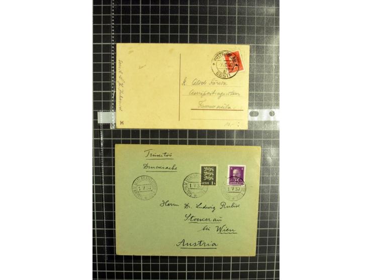1918/42, hochinteressanter Posten mit über 140 Briefen, dabei diverse Ganzsachen, 1. Republik, Deutsche Besetzung I. und II. 