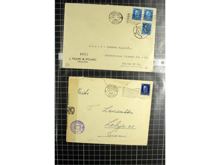 1918/42, hochinteressanter Posten mit über 140 Briefen, dabei diverse Ganzsachen, 1. Republik, Deutsche Besetzung I. und II. 