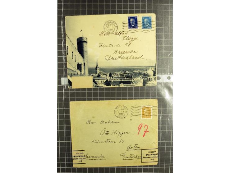 1918/42, hochinteressanter Posten mit über 140 Briefen, dabei diverse Ganzsachen, 1. Republik, Deutsche Besetzung I. und II. 