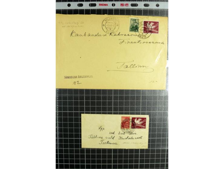 1918/42, hochinteressanter Posten mit über 140 Briefen, dabei diverse Ganzsachen, 1. Republik, Deutsche Besetzung I. und II. 