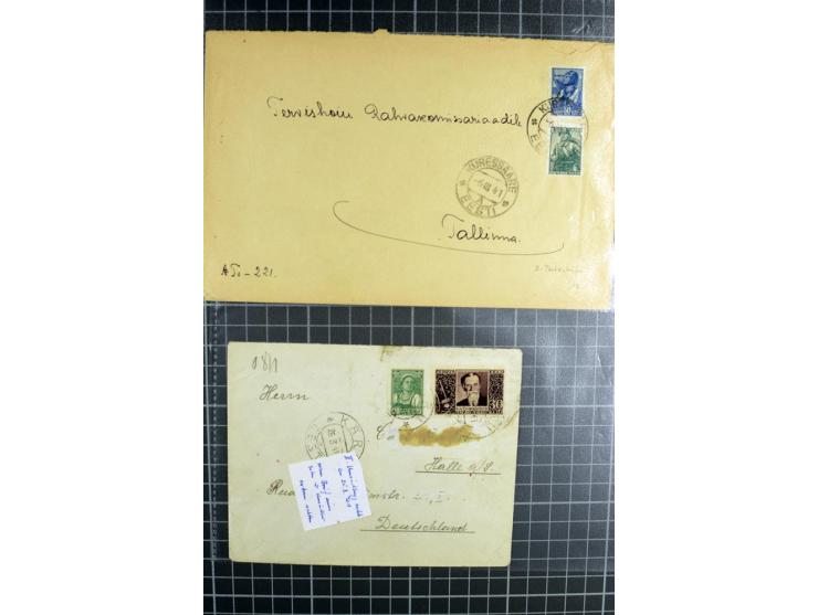 1918/42, hochinteressanter Posten mit über 140 Briefen, dabei diverse Ganzsachen, 1. Republik, Deutsche Besetzung I. und II. 