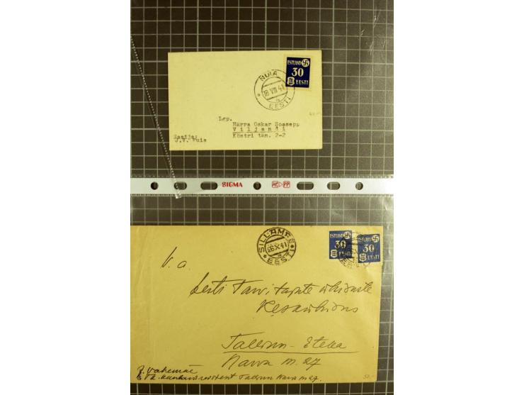 1918/42, hochinteressanter Posten mit über 140 Briefen, dabei diverse Ganzsachen, 1. Republik, Deutsche Besetzung I. und II. 