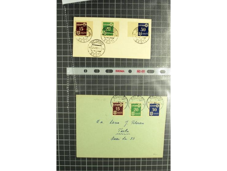 1918/42, hochinteressanter Posten mit über 140 Briefen, dabei diverse Ganzsachen, 1. Republik, Deutsche Besetzung I. und II. 