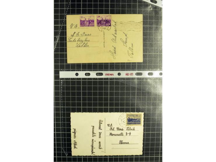 1918/42, hochinteressanter Posten mit über 140 Briefen, dabei diverse Ganzsachen, 1. Republik, Deutsche Besetzung I. und II. 