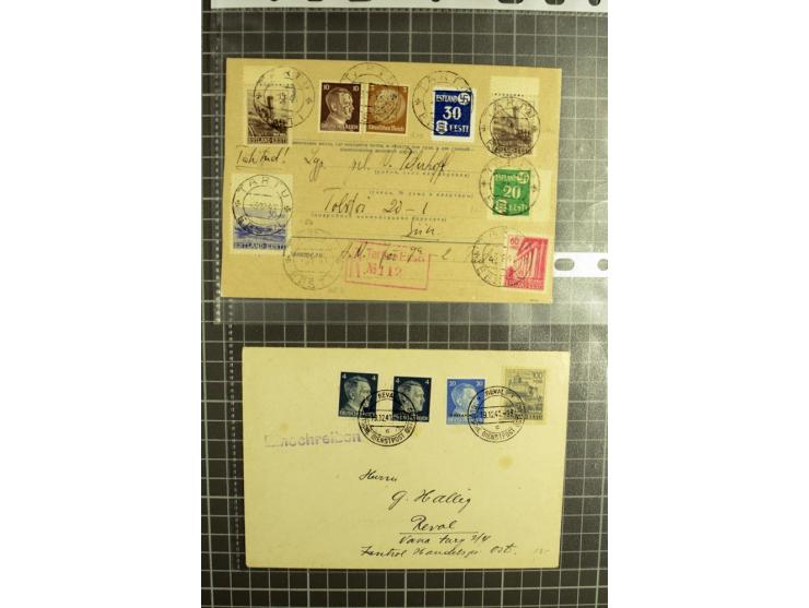 1918/42, hochinteressanter Posten mit über 140 Briefen, dabei diverse Ganzsachen, 1. Republik, Deutsche Besetzung I. und II. 