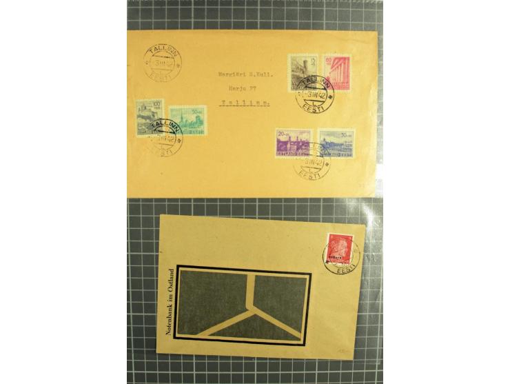1918/42, hochinteressanter Posten mit über 140 Briefen, dabei diverse Ganzsachen, 1. Republik, Deutsche Besetzung I. und II. 