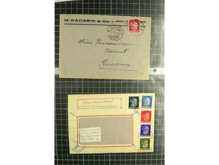 1918/42, hochinteressanter Posten mit über 140 Briefen, dabei diverse Ganzsachen, 1. Republik, Deutsche Besetzung I. und II. 
