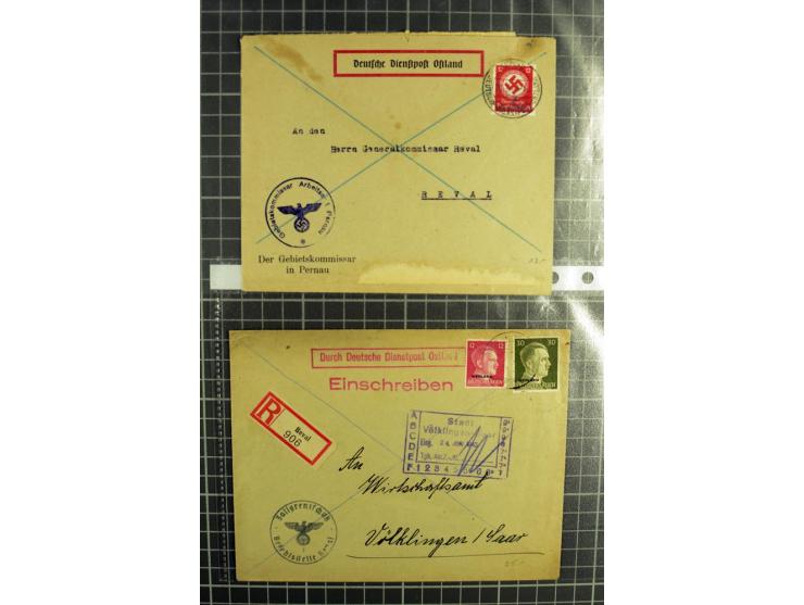 1918/42, hochinteressanter Posten mit über 140 Briefen, dabei diverse Ganzsachen, 1. Republik, Deutsche Besetzung I. und II. 