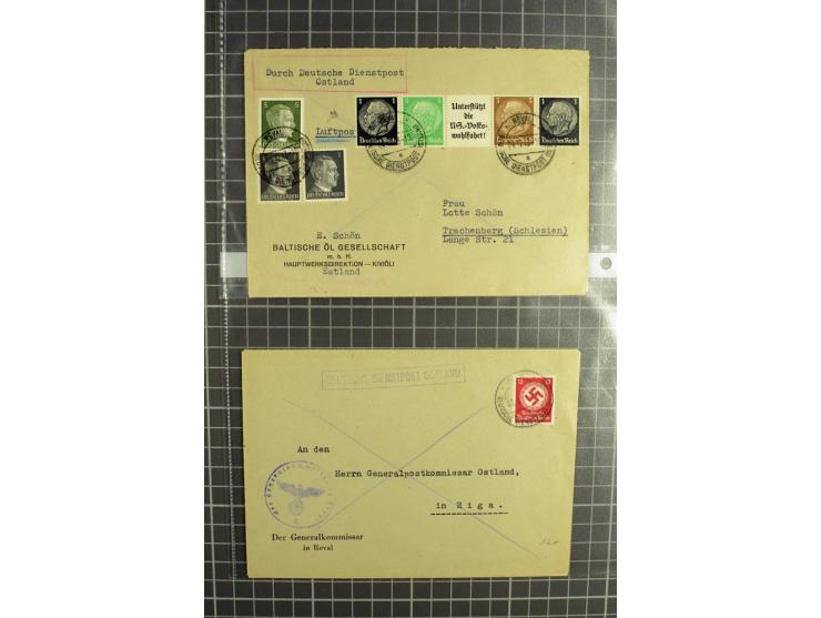1918/42, hochinteressanter Posten mit über 140 Briefen, dabei diverse Ganzsachen, 1. Republik, Deutsche Besetzung I. und II. 