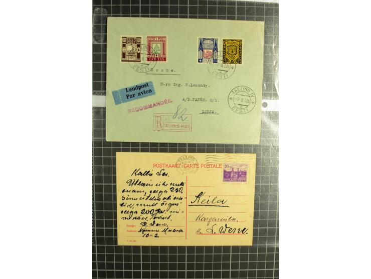 1918/42, hochinteressanter Posten mit über 140 Briefen, dabei diverse Ganzsachen, 1. Republik, Deutsche Besetzung I. und II. 