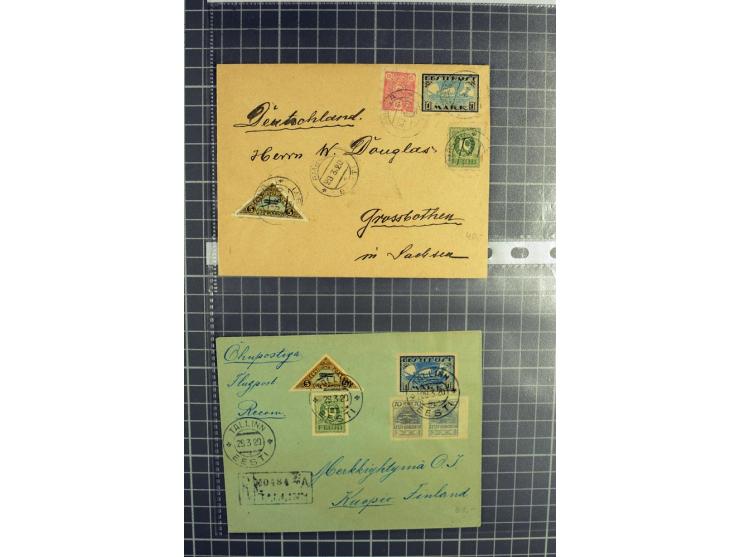 1918/42, hochinteressanter Posten mit über 140 Briefen, dabei diverse Ganzsachen, 1. Republik, Deutsche Besetzung I. und II. 