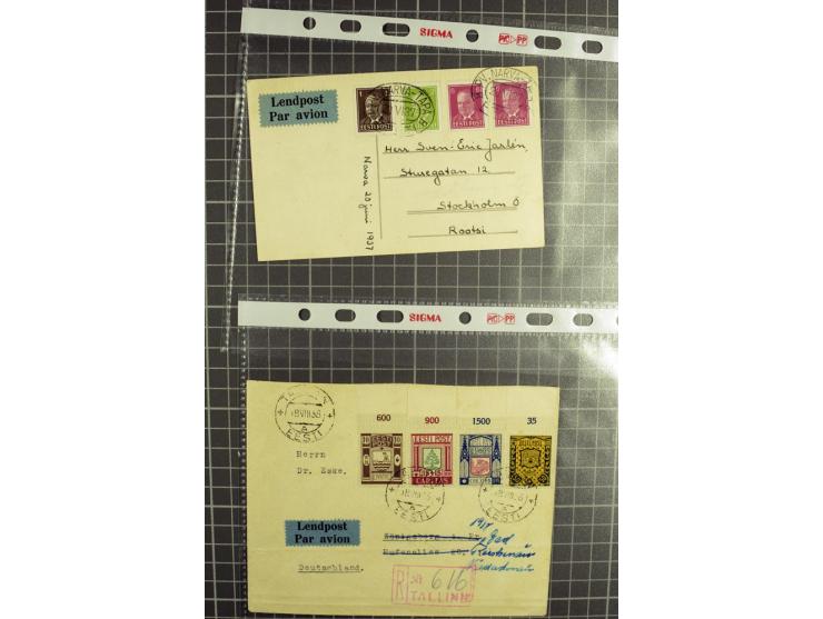 1918/42, hochinteressanter Posten mit über 140 Briefen, dabei diverse Ganzsachen, 1. Republik, Deutsche Besetzung I. und II. 