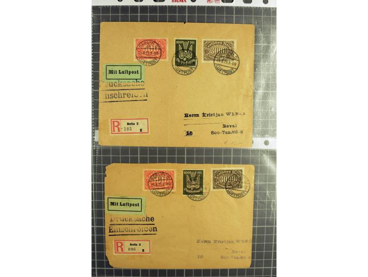1918/42, hochinteressanter Posten mit über 140 Briefen, dabei diverse Ganzsachen, 1. Republik, Deutsche Besetzung I. und II. 