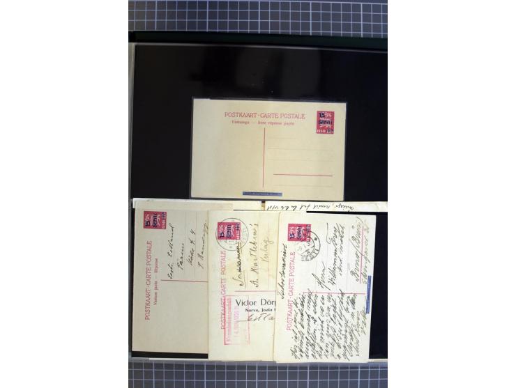 1923/40, Ganzsachensammlung ungebraucht und gestempelt, in beiden Erhaltungen gesammelt, dabei DuB1 ungebraucht und gestempel