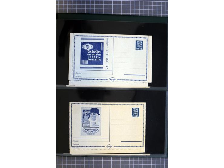 1923/40, Ganzsachensammlung ungebraucht und gestempelt, in beiden Erhaltungen gesammelt, dabei DuB1 ungebraucht und gestempel