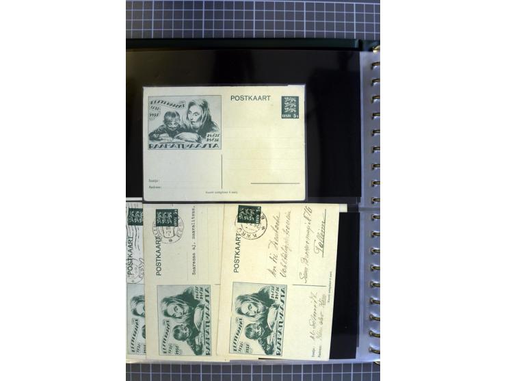 1923/40, Ganzsachensammlung ungebraucht und gestempelt, in beiden Erhaltungen gesammelt, dabei DuB1 ungebraucht und gestempel