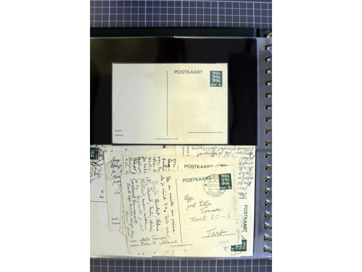 1923/40, Ganzsachensammlung ungebraucht und gestempelt, in beiden Erhaltungen gesammelt, dabei DuB1 ungebraucht und gestempel