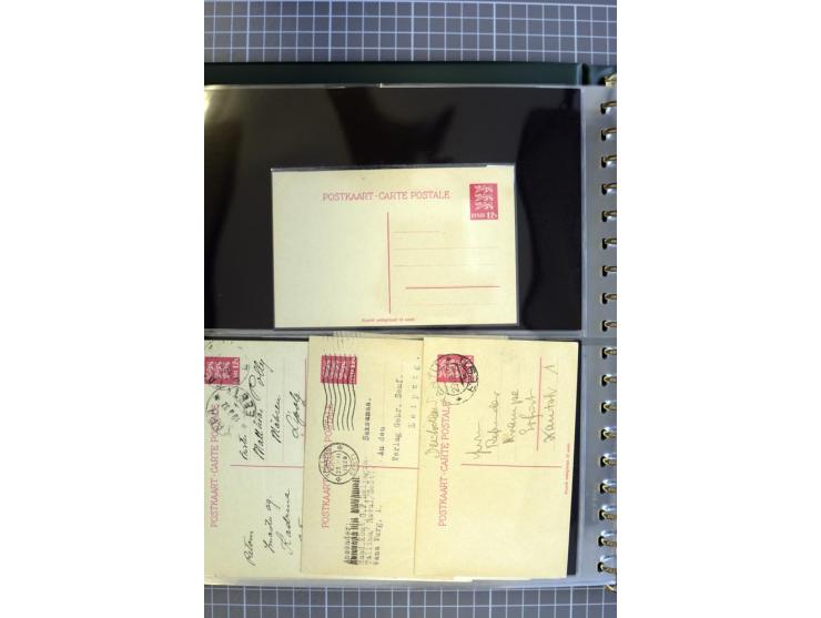 1923/40, Ganzsachensammlung ungebraucht und gestempelt, in beiden Erhaltungen gesammelt, dabei DuB1 ungebraucht und gestempel