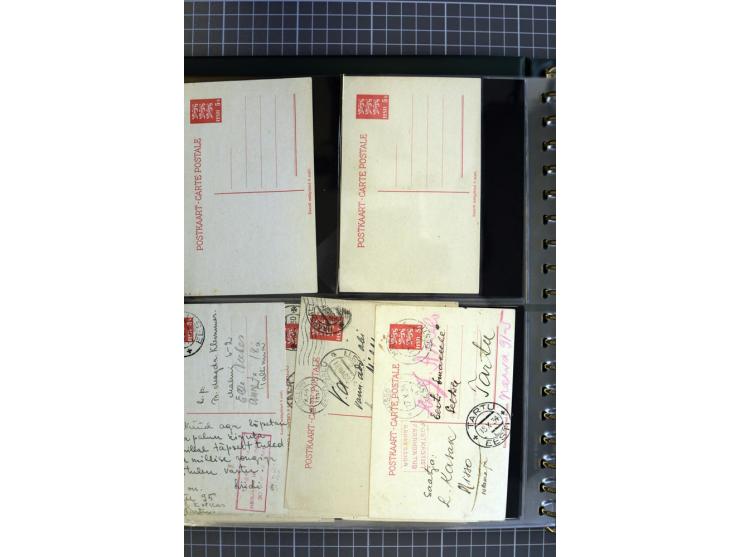 1923/40, Ganzsachensammlung ungebraucht und gestempelt, in beiden Erhaltungen gesammelt, dabei DuB1 ungebraucht und gestempel