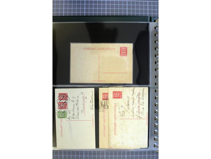 1923/40, Ganzsachensammlung ungebraucht und gestempelt, in beiden Erhaltungen gesammelt, dabei DuB1 ungebraucht und gestempel