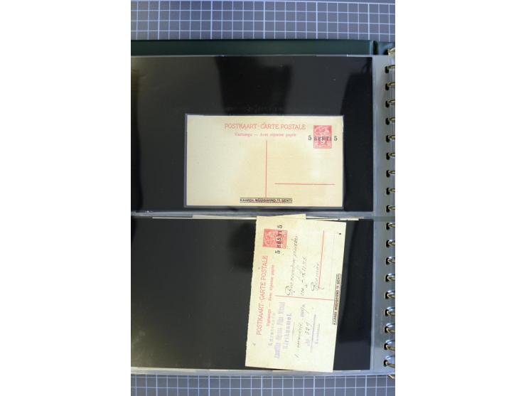 1923/40, Ganzsachensammlung ungebraucht und gestempelt, in beiden Erhaltungen gesammelt, dabei DuB1 ungebraucht und gestempel
