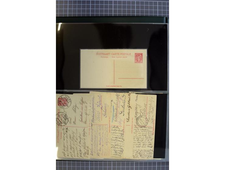 1923/40, Ganzsachensammlung ungebraucht und gestempelt, in beiden Erhaltungen gesammelt, dabei DuB1 ungebraucht und gestempel