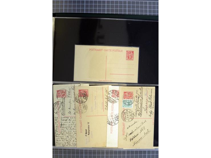 1923/40, Ganzsachensammlung ungebraucht und gestempelt, in beiden Erhaltungen gesammelt, dabei DuB1 ungebraucht und gestempel