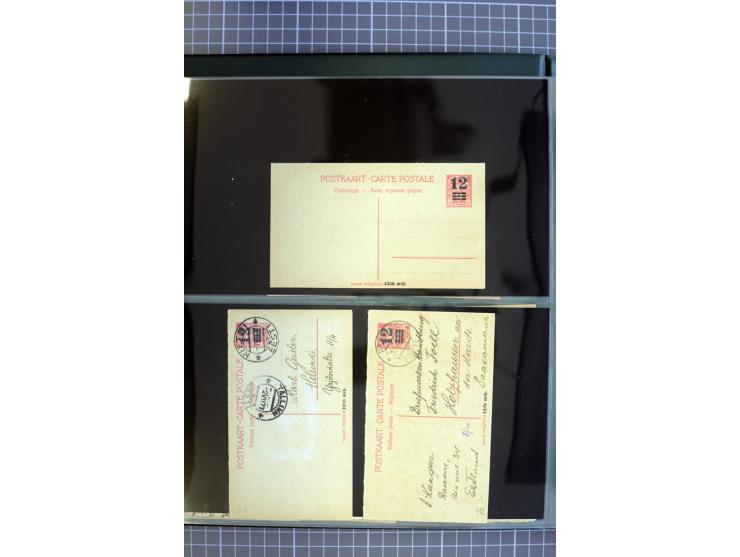 1923/40, Ganzsachensammlung ungebraucht und gestempelt, in beiden Erhaltungen gesammelt, dabei DuB1 ungebraucht und gestempel