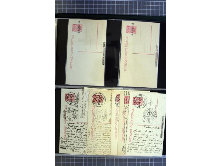 1923/40, Ganzsachensammlung ungebraucht und gestempelt, in beiden Erhaltungen gesammelt, dabei DuB1 ungebraucht und gestempel