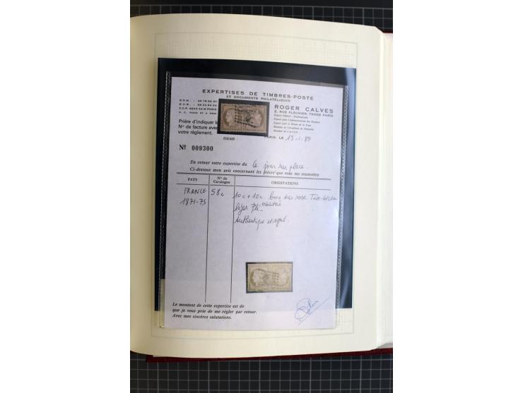 1849/1938, meist gestempelte Sammlung mit guten Ausgaben wie Mi.-Nr. 49K (Attest Calves), Porto, Kolonien Allgemeine Ausgaben