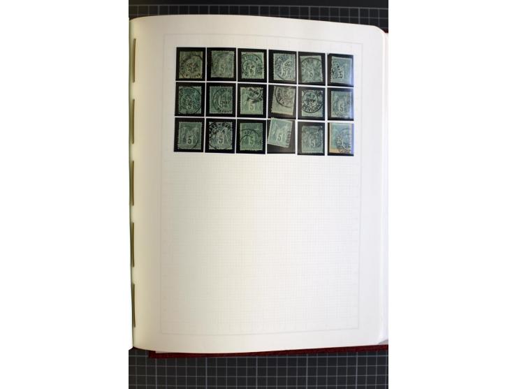 1849/1938, meist gestempelte Sammlung mit guten Ausgaben wie Mi.-Nr. 49K (Attest Calves), Porto, Kolonien Allgemeine Ausgaben