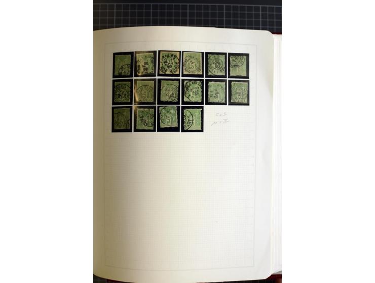 1849/1938, meist gestempelte Sammlung mit guten Ausgaben wie Mi.-Nr. 49K (Attest Calves), Porto, Kolonien Allgemeine Ausgaben