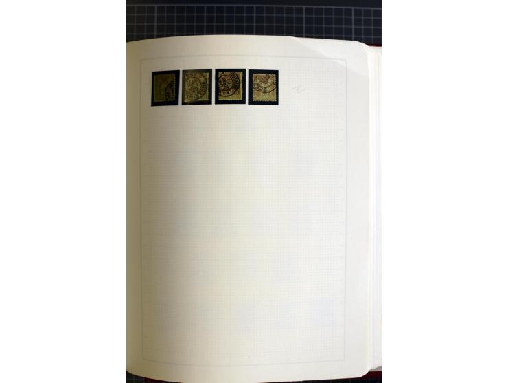 1849/1938, meist gestempelte Sammlung mit guten Ausgaben wie Mi.-Nr. 49K (Attest Calves), Porto, Kolonien Allgemeine Ausgaben